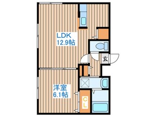 ヴィエルジュ発寒南の物件間取画像